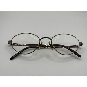 Emporio Armani Eyeglass Frames Metal Oval‎ Made in Italy 093 1021 49 19 130